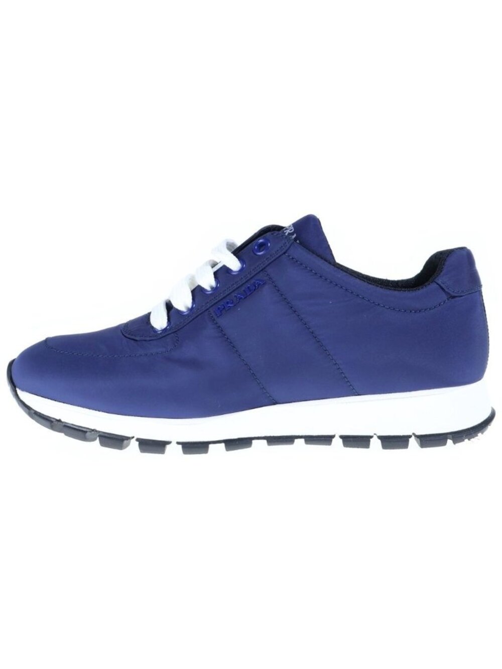 Prada Low Cut Nylon Sneakers Blue